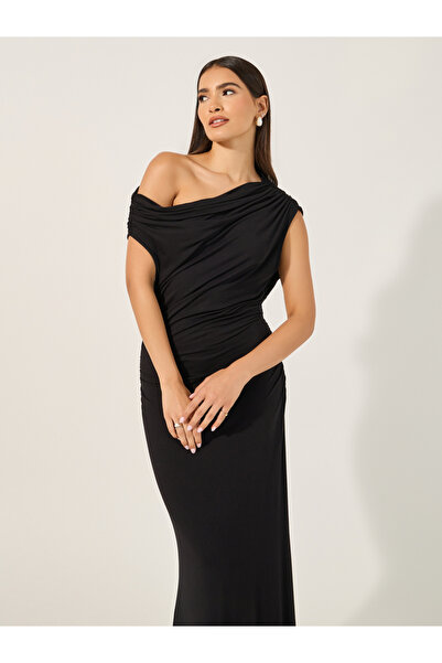 Take Two By Styli Short Sleeve Maxi Bodycon