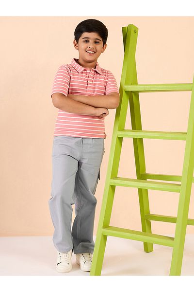 Stylo Bug By Styli Solid Drawstring Waist Cargo Pants