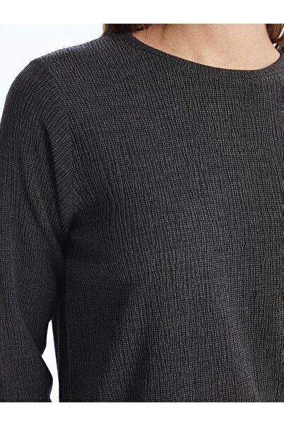 LC Waikiki Crew Neck Plain Long Sleeve Women's Tunic (S4)