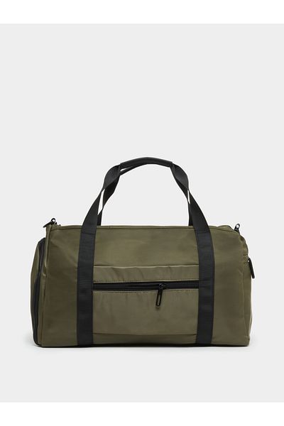Styli Contrast Detail Sports Bag with Double Handles