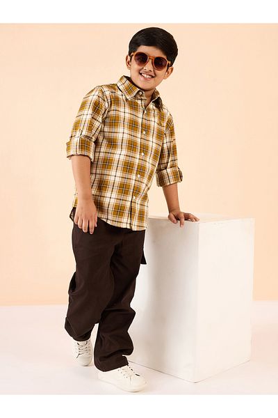 Stylo Bug By Styli Solid Drawstring Waist Cargo Pants