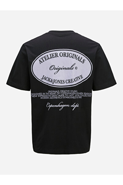 Jack & Jones تي شيرت برقبة دائرية وطبعة جرافيك