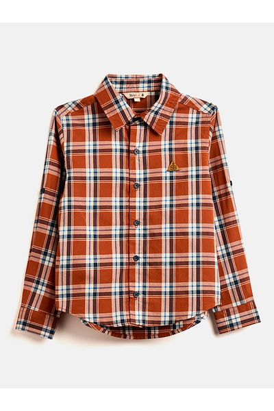 Stylo Bug By Styli Checked Long Sleeve Shirt
