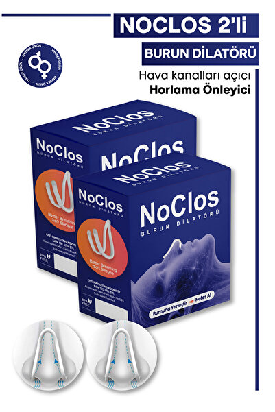 NOCLOS 2’li Horlama Önleyici Solunum Burun Dilatörü