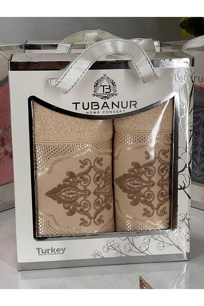 Zenila 2-Piece Bath and Hair Towel Set - Turkish Bath Set |   Soft, Fast Drying and Durable