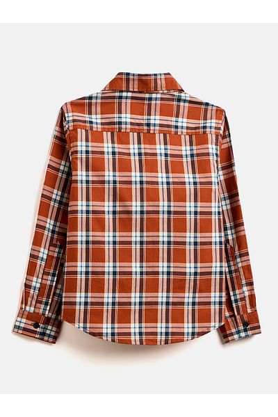 Stylo Bug By Styli Checked Long Sleeve Shirt