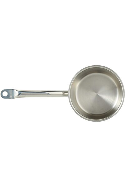 KORKMAZ Proline Stainless Steel Cooking Pot with Lid, Silver, 16×10 cm / 2 L, A1157