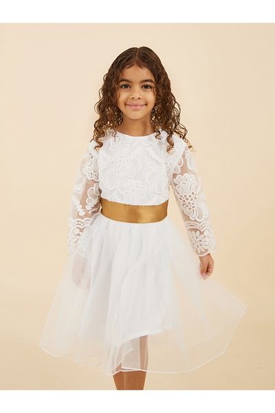 Styli lace party dress
