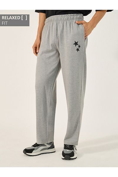 Styli Mid Rise Relaxed Fit Terry Joggers