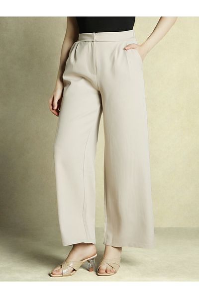 Dennis Lingo By Styli Mid Rise Straight Fit Trousers
