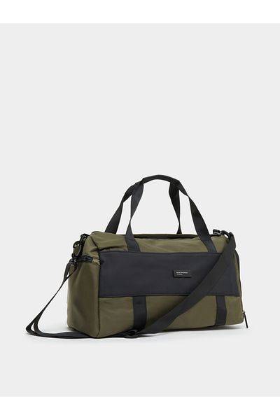 Styli Contrast Detail Sports Bag with Double Handles