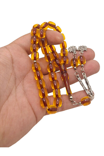 Han Ticarethane Капсулно изрязани оранжеви специални кехлибарени молитвени мъ...