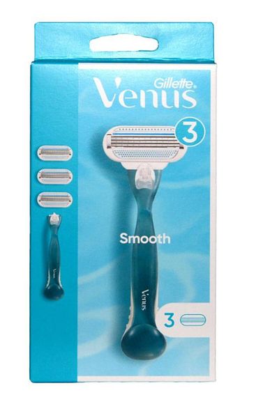 Gillette Venus Smooth Women's Shaver 3 Spare Razor Blades