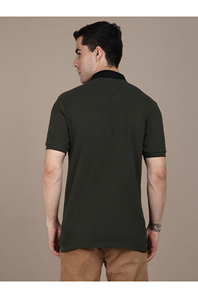 Dennis Lingo By Styli Colorblock Slim Fit Polo with Zip Detail