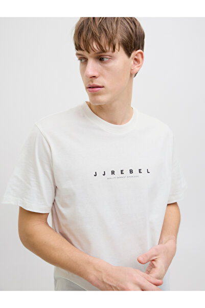 REBEL By Styli JREBROCKY LOGO TEE SS CREW NECK