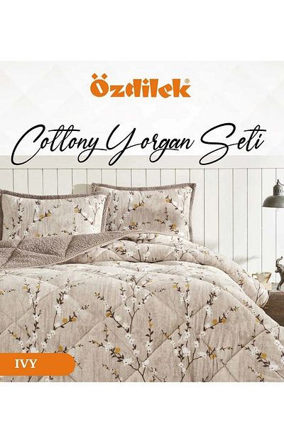 Özdilek Cottony Duvet Set Single (160x240)-Ivy