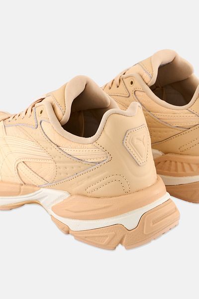 Puma x Select Men Velophasis Luxe Iii Lace Up Running Shoes, Beige