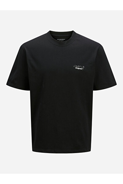 Jack & Jones تي شيرت برقبة دائرية وطبعة جرافيك