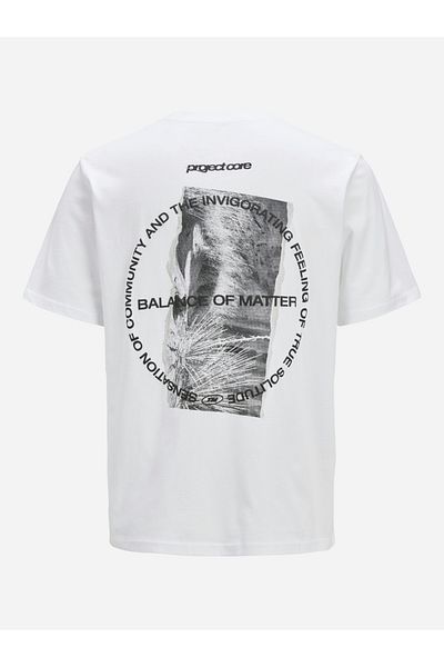Jack & Jones Slogan Print Crew Neck T-Shirt