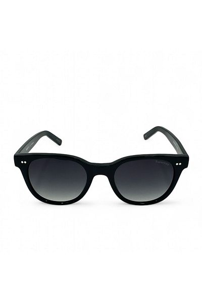 SuperStep Black Round Framed Sunglasses