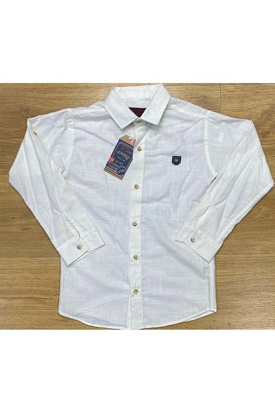 xZarro Kids Uzunkol Flam Linen Shirt