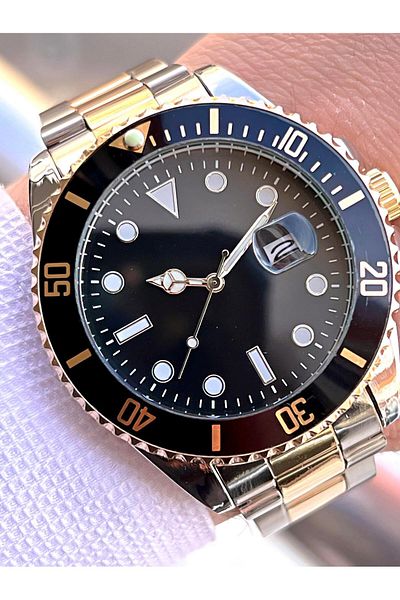 Coliseum Steel Cord Calendar Serial Men's Wristwatch Ft.Aas.I017