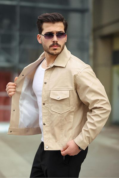 MODAEMAS ΑΝΔΡΙΚΟ ΑΝΟΙΞΗ ΜΠΟΥΦΑΝ OVERSIZED