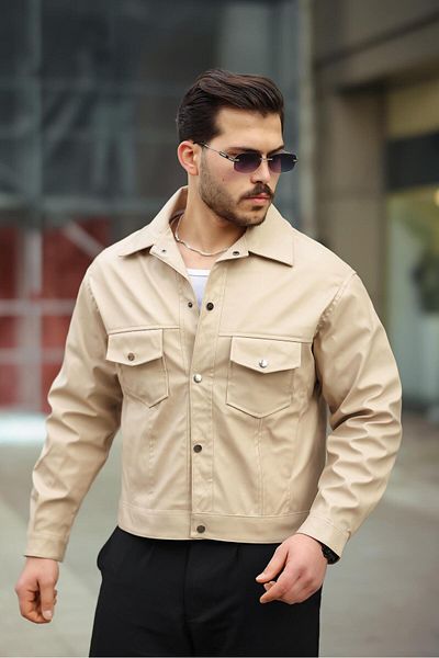 MODAEMAS ΑΝΔΡΙΚΟ ΑΝΟΙΞΗ ΜΠΟΥΦΑΝ OVERSIZED