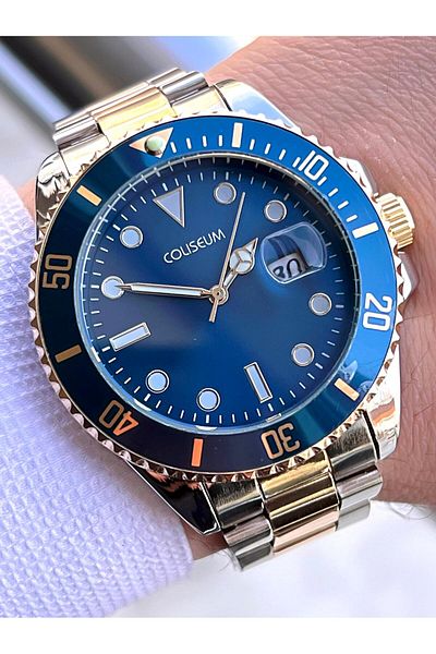 Coliseum Steel Cord Calendar Dial Serial Wristwatch - Ft.Aas.I018