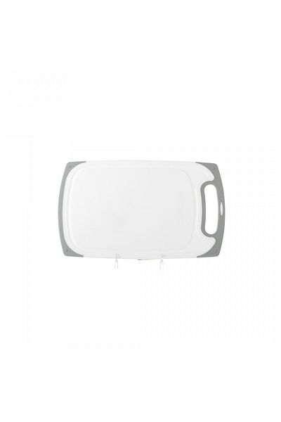 HIC Cutting Board Set Silicone Handle 3 Pcs Gray Color