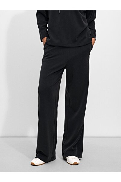 PARFOIS Elastik Bel Bantlı Bol Paça Pantolon