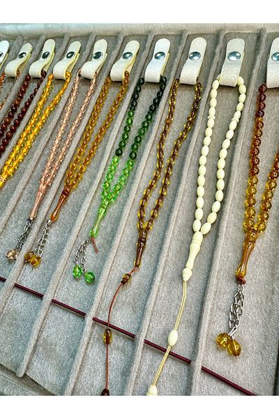Anemore Collection 6 Pieces Gift Rosary Plastic Mixed Colors Small Size T-720/6