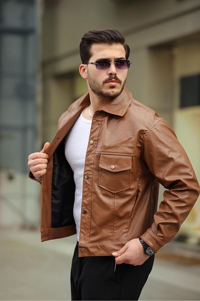 MODAEMAS ΑΝΔΡΙΚΟ ΑΝΟΙΞΗ ΜΠΟΥΦΑΝ OVERSIZED
