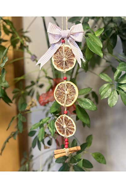 Marrone Portakallı Tarçınlı Bohem Otantik Kapı Duvar Süsü Bolluk Bereket Süsü