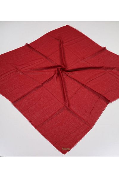 Bonjela Eșarfă din bumbac jacquard de culoare uni - Model-07 - Culoare-28