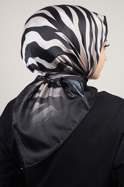 PİRAMİT Φουλάρι από ρεγιόν με σχέδιο Pyramid Luxer - Pattern-37 - Color-05