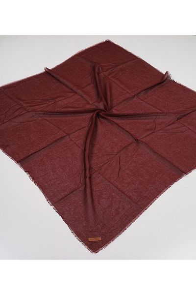 Bonjela Eșarfă din bumbac jacquard de culoare uni - Model-07 - Culoare-04