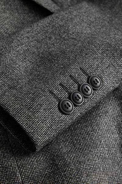 W Collection GRİ DÜĞMELİ CEKET