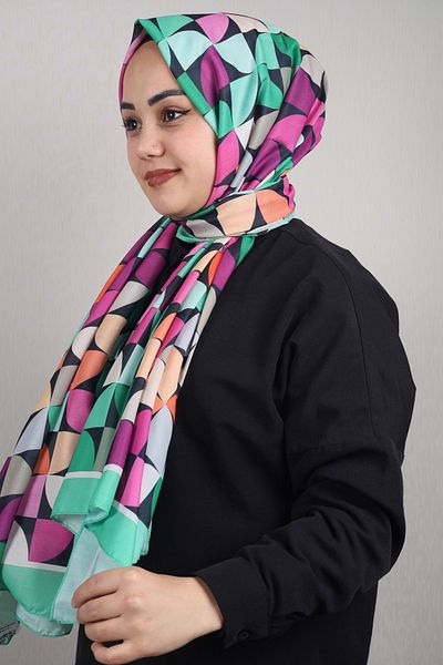 Emproyal Patterned Natural Silk Shawl - Pattern-14 - Color-12