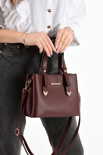 Lifonbag Geantă de mână și umăr cu curea lungă încrucișată cu 3 compartimente pentru femei