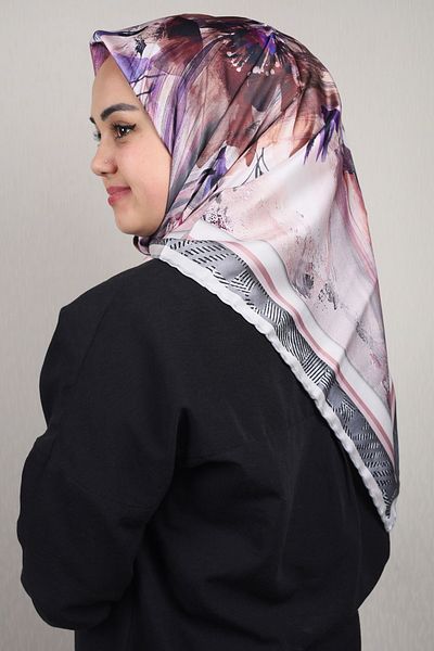 PİRAMİT Φουλάρι από ρεγιόν με σχέδιο Pyramid Luxer - Pattern-50 - Color-09