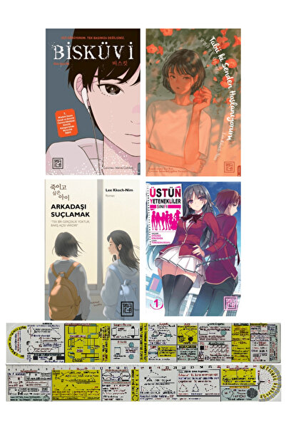 Destek Yayınları Bisküvi+Tabiiki Senden Hoşlanıyorum+Arkadaşı Suçlamak+Üstün ...