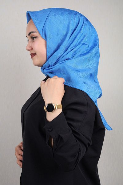 PİRAMİT Φουλάρι με μονόγραμμα με μοτίβο πυραμίδας - Μοτίβο-02 - Χρώμα-07