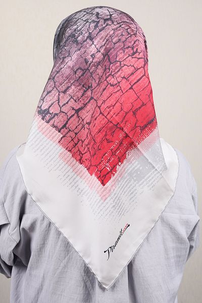 PİRAMİT Pyramid Luxer Patterned Rayon Scarf - Pattern-06 - Color-12