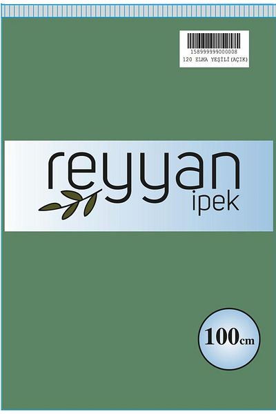 REYYAN Μονόχρωμη τσάντα γραφής - Χρώμα-120 - Ανοιχτό πράσινο μήλο