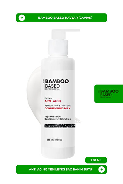 Bamboo Based Professional حليب العناية بالشعر المجدد المضاد للشيخوخة من الخيزران