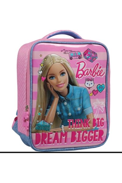 Barbie Çekçekli Anaokulu Çantası Ve Barbie Kalem Çantası , Lisanslı Suluk Matara Hediye