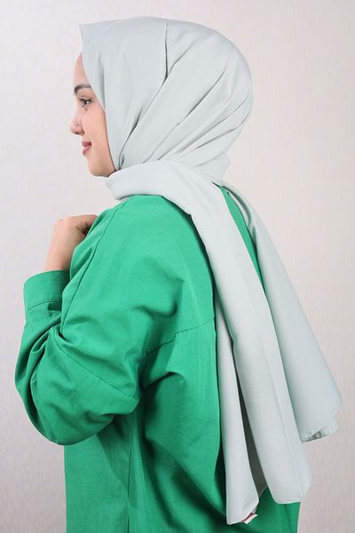 QUM İPEK Qum Silk μονόχρωμο σάλι Viscon Coton - Μοτίβο-01 - Χρώμα-13