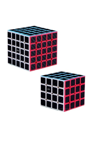 OKTAY SESAL 2 Set Vip Professional Qy Speed Cube Carbon Fiber Cube Vip Set of...