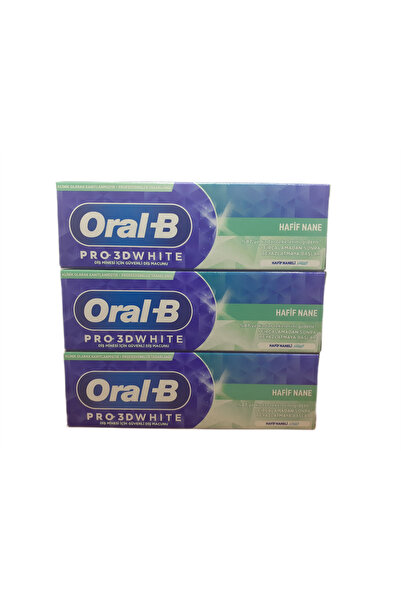 Oral-B معجون أسنان برو 3 دي وايت لايت بالنعناع 75 مل